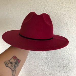Burgundy Fadora